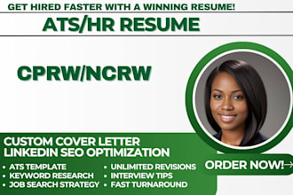 write a professional ats compliant resume, cover letter to captivate recruiter