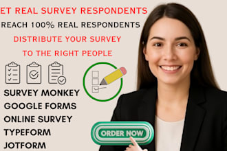 promote your jotform, typeform, or google form to real survey participants