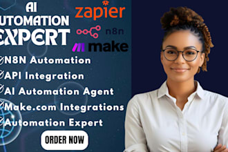be relevance ai expert,zapier,n8n, ai automation agent makecom API integration