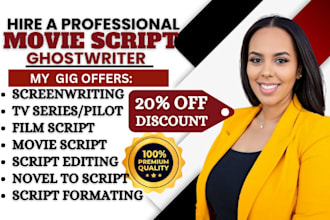 ghostwrite hollywood standard screenplay movie script film script screenwriting