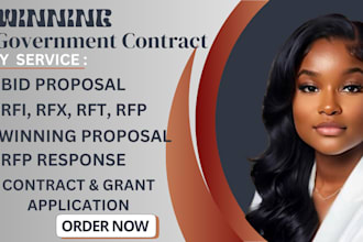 do rfq, rfp, winning bid proposal and government contract