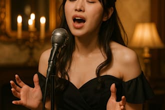 compose and sing female soulful songs for video games indie game edm sountrack