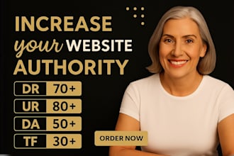 increase domain rating ahrefs DR moz da using high authority SEO backlinks fast