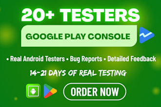real 12 testers 20 testers app testing google play console closed testing beta