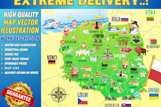 illustrate custom maps for web, print, or events to showcase your locations