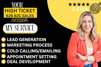 be high ticket sales closer sales representative company sales agent salesperson