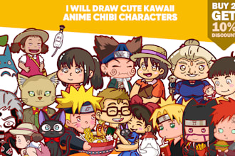 draw cute kawaii anime chibi characters