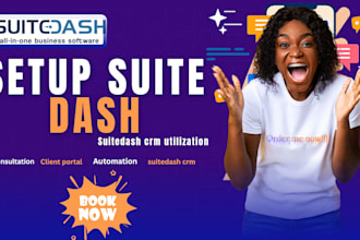 be suitedash CRM setup expert for client portals, automation, project management