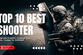 design epic fps game thumbnails for your videos