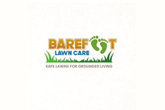 design organic lawn care logo
