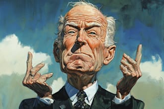 draw political caricature and cartoon
