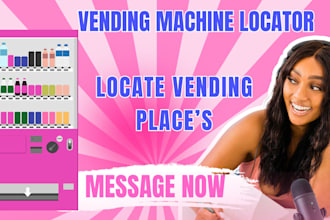 vending machine locator, vending machine cold calling, cold caller