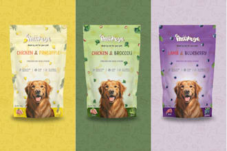 design attractive dog food packaging that stands out