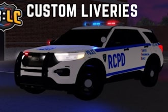 design custom erlc or maple county roblox liveries