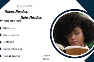 beta read critique alpha reader developmental structural edit your manuscripts