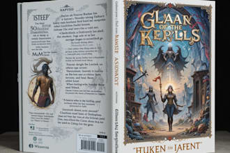 do fantasy book cover, thriller book cover design