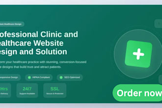 design and redesign a clinic dental hospital healthcare doctor website with wix