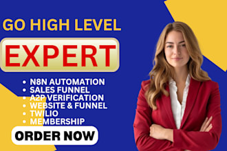 build a2p sales funnel and n8n automation workflow for leads and conversions