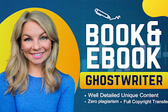be book ghostwriter non fiction ghost book writer novel for KDP book publishing