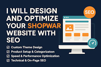 create shopware 6 website store design optimize SEO landing page