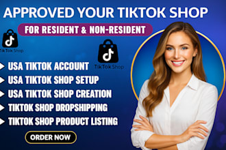 create fix USA tiktok shop setup tiktok shop manage tiktok shop for non resident