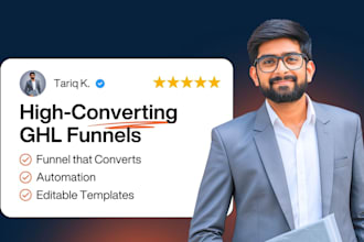 build a high converting gohighlevel funnel page