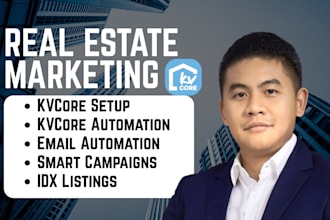 setup kvcore email automation, smart campaigns, idx listings and real estate CRM