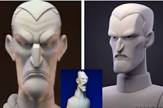create 3d stylized character model avatar games with unique visual 3d nft