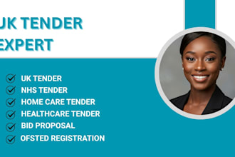 bid UK tender, write bid proposal, healthcare tender, nhs care tender and cqc