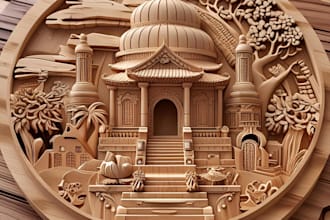 3d bas relief 3d wood engraving 3d wood carving cnc router 3d depth map