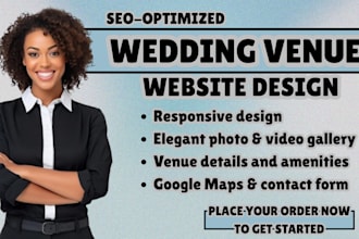 wedding venue website, event venue website, wedding location site, wedding hall