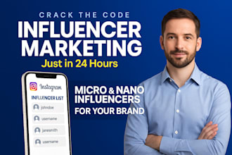 find USA, UK nano micro instagram influencer email list