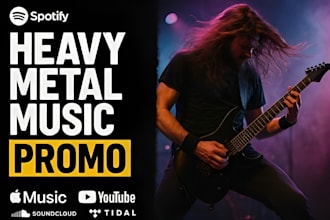 do spotify heavy rock metal music promotion to 900 top active playlist curators