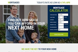 build squarespace mortgage website loan website finance website investor website
