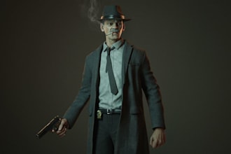 ue5 realistic soldier, police man model, metahuman model,rig for ue, pbr texture
