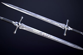 do 3d detailed sci fi weapons and guns for games or animations