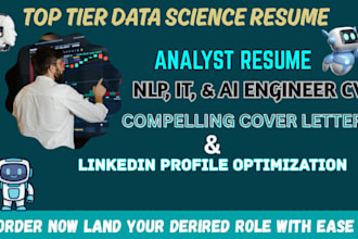 craft a powerful data science resume, analyst, IT, and engineer resume
