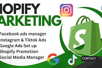 do shopify marketing, organic website traffic, google ads boost shopify sales