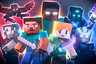 create a stunning minecraft animation video for your game and videos for youtube