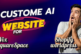 design and redesign wix shopify wordpress website using ai speed boost