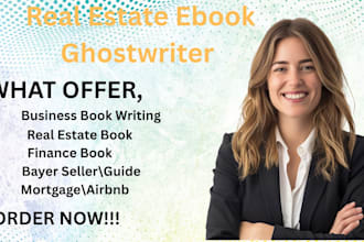ghostwrite finance ebook, real estate mortgage book , ebook