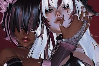 create a custom vrchat avatar, vrc avatar, 3d custom avatar, vrchat