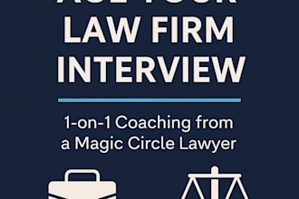 help you ace your law firm interview with expert coaching