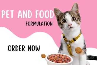 formulate food formulation, beverage nutritional supplement, drink and pet food