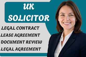 draft you legal contract, legal agreement, document review, lease agreement
