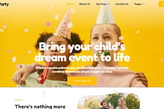 create party event rental website, 360 photo  booth website, short term rental