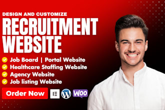 design recruitment website, job portal, job board recruitment agency website