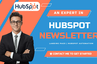 design hubspot email template newsletter hubspot landing page hubspot automation