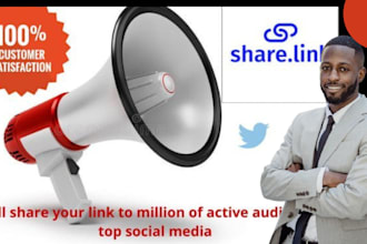 promote and share your website or any link