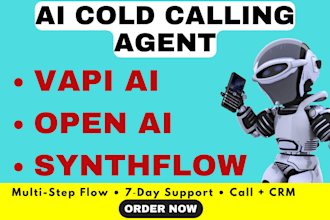 build ai cold calling agents with vapi ai, openai, and synthflow